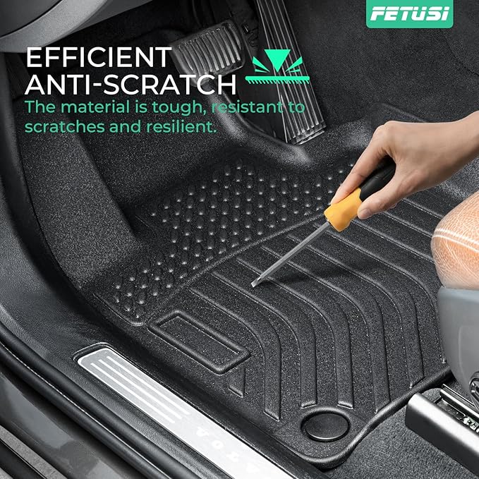 Floor Mats Fit for 2021-2024 2025 Nissan Rogue,Custom Fit TPE All Weather Floor Liner Full Set Rogue Accessories Car Mats Front & Rear 2 Row Mats, Black(NOT Fit Rogue Sport)